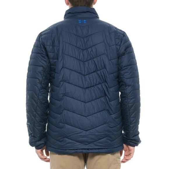 Under Armour UA ColdGear Reactor Puffer Jacket in Navy - Size Small - Picture 4 of 10